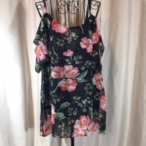 CAbi   Cold Shoulder Cami  #5220   NWOT    Med